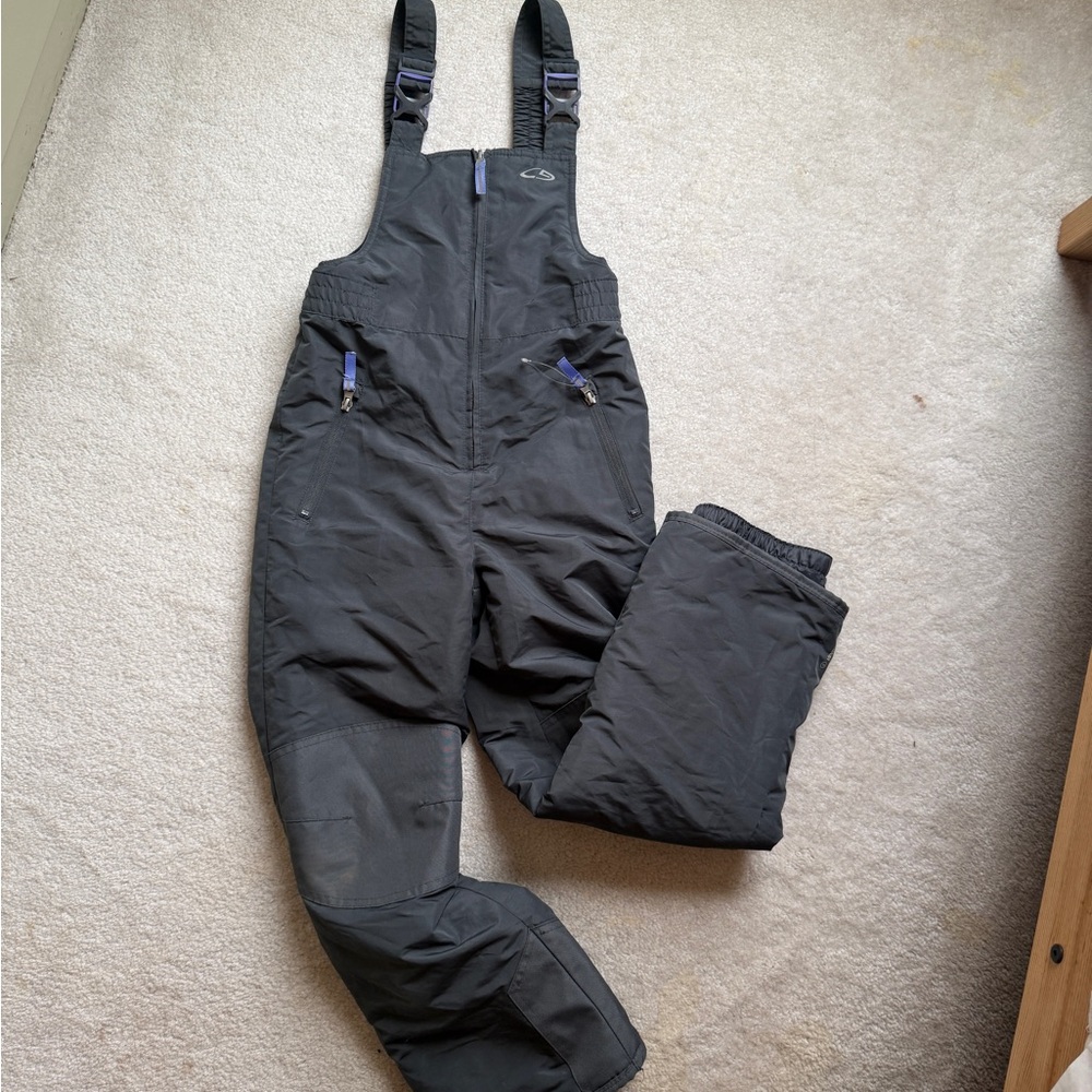 Champion Kid’s Boys or Girls Dark Gray Snow Bib Pants